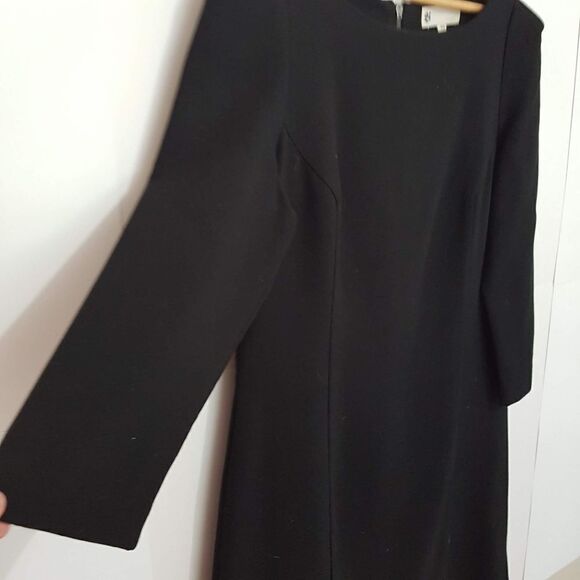 The Bay Classic Black Dress Size Small 3/4 Sleeve * Excellent Like New - Picture 9 of 15